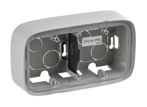 Valena Allure Коробка для накладного монтажа 2-ная, алюм., 755572