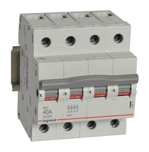 RX3 Выключатель-разъединитель  40А 4П, 419417