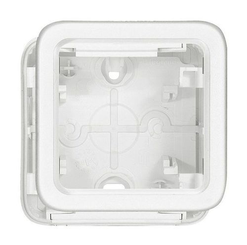 Plexo55 Artic Коробка 1-ная для накладного монтажа, белая, 070741