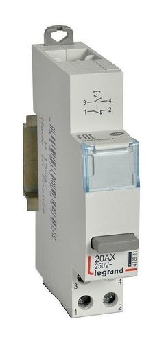 CX³ Выкл. кноп. фикс.  НО+НЗ, 412911