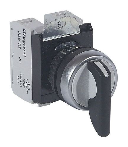 Тумблер - Osmoz - в сборе - 3 положения с возвратом к средней точке - чёрный, 023736