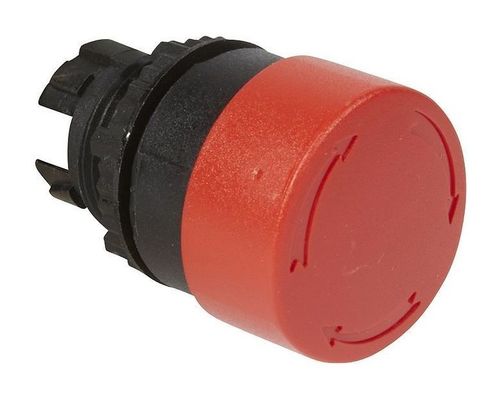 Кнопка с грибовидным толкателем ∅ 32 - Osmoz - возврат-поворот - экстр. откл. - без подсв. - IP 66 -, 023880