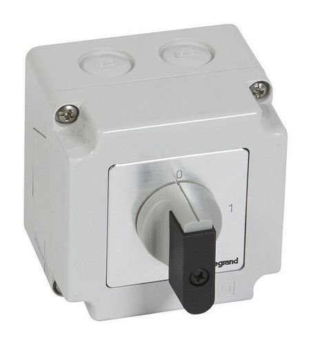 Переключатель - положение вкл//откл - PR 12 - 4П - 4 контакта - в коробке 76x76 мм, 027713