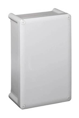 Коробка промышленная пластиковая - IP55 - IK07 - RAL 7035 - 130x130x74 мм - сплошная крышка, 035930