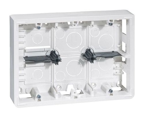 Mosaic Коробка накладная 2х6, 2х8 или 2х3х2 мод. 50 мм для суппорта арт. №080266, 080276