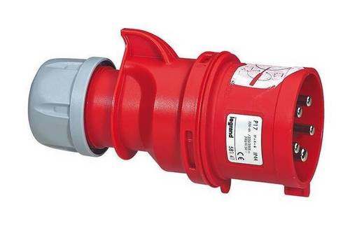 Вилка с переключателем фаз - P17 Tempra Pro - IP 44 - 380//415 В~ - 16 A - 3К+Н+З, 057441