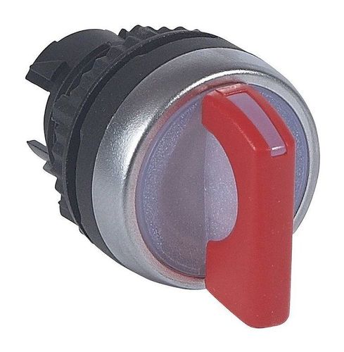 Переключатель - Osmoz - для комплектации - с подсветкой - 2 положения с фиксацией - 90° - красный, 024041