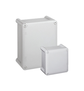 Коробка промышленная пластиковая - IP66 - IK08 - T 029 - 270x170x86 мм - непрозрачная крышка, 035033