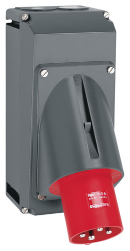 Коробка накладного монтажа Hypra - IP 44 - 2К+З//3К+З//3К+Н+З - 63 А - пластик, 053879