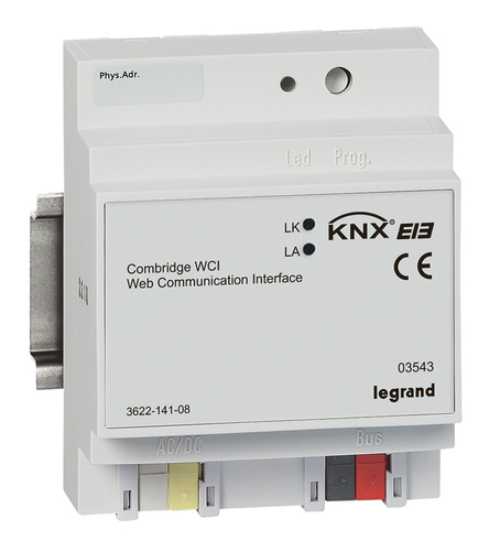 KNX. Интерфейс IP//KNX. DIN 4 модуля., 003543