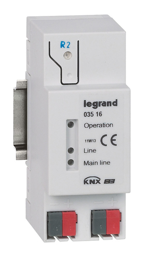 KNX. Линейный//зонный соединитель. DIN 1 модуль., 003516