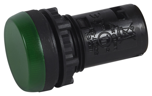 Osmoz индикаторная лампа моноблочная 130В зеленая, 024607