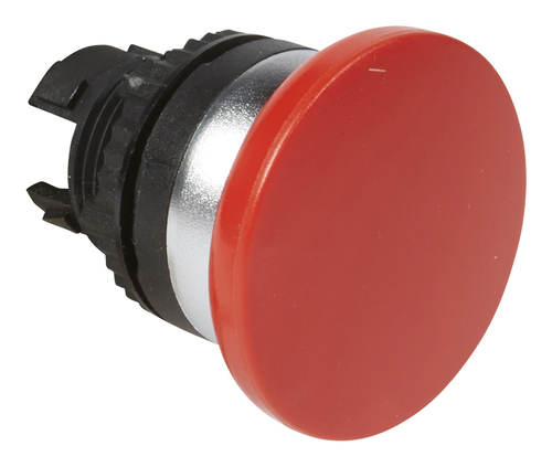 Кнопка с пружинным возвратом ∅ 40 - Osmoz - для комплектации - с грибовидным толкателем - без подсве, 023834