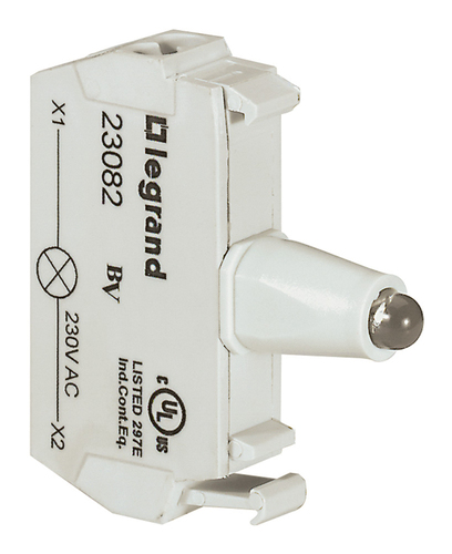 Блок подсветки для индикаторных кнопок и диффузоров - Osmoz - для комплектации - с пруж. клеммами -, 023082