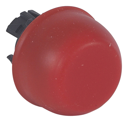 Кнопка с пружинным возвратом ∅ 22,3 - Osmoz - для компл. - пот. головка с защ. колпачком - без подсв, 023811