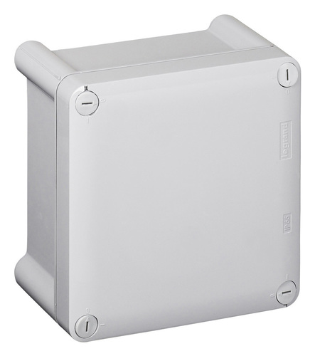 Коробка промышленная пластиковая - IP66 - IK08 - T 029 - 130x130x74 мм - непрозрачная крышка, 035013