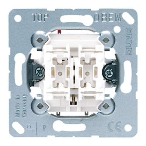 Механизм выключателя 2-клавишного JUNG, 501-2USI