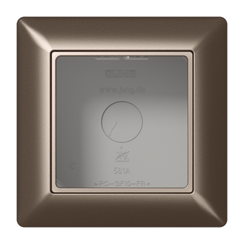 Коробка для накладного монтажа 1-кратная; мокко, AS581AMO