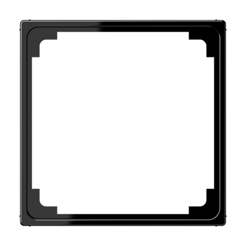 JUNG A 500 Черная Рамка промежуточная для монтажа изделий с крышкой 50х50, A590ZSW