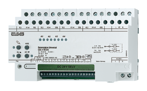 JUNG Мех Димм.станция на 4гр DIN, UDS4REGHE
