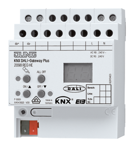 JUNG KNX DALI-шлюз, 2098REGHE