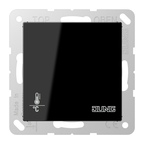 JUNG KNX Черный Регулятор с ручкой для установки температуры, A2178ORTSSW