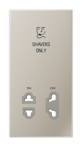 JUNG LS 990 Edelstal Накладка бритвенной розетки, SOES7522PL