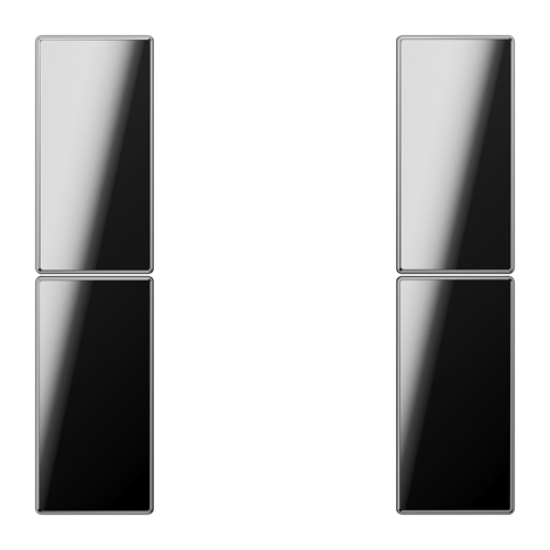 JUNG KNX Хром Комплект накладок 2гр, GCR2502TSA