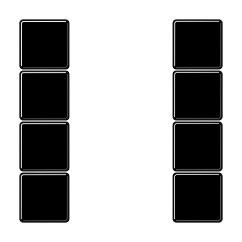 JUNG KNX Черный Набор накладок, на кнопочный модуль 4гр, A504TSASW