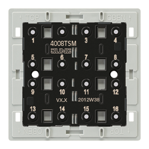 JUNG KNX Кнопочный сенсорный модуль, 4008TSM