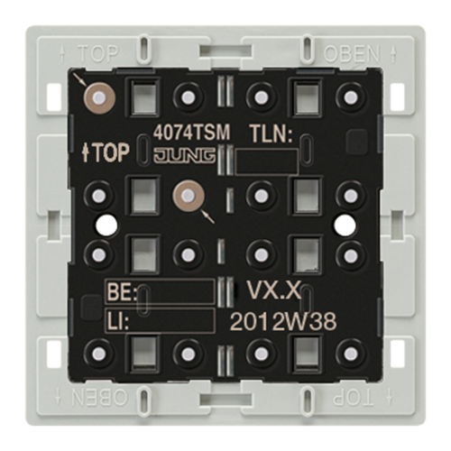 JUNG KNX Кнопочный модуль стандартный 4гр, 4074TSM