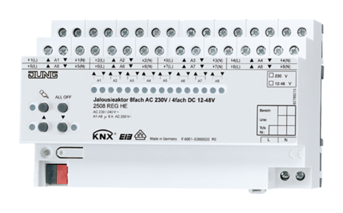 JUNG KNX Актор жалюзи, 2508REGHE