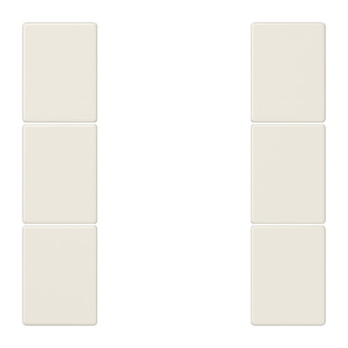JUNG KNX Слоновая кость Набор накладок, на кнопочный модуль 3гр, LS503TSA