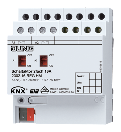 JUNG KNX/EIB Актуатор, 2302.16REGHM
