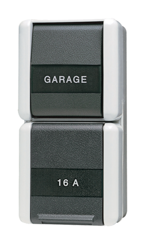 JUNG Комбинация-розетка универсальный выключатель, IP44, 876NAW