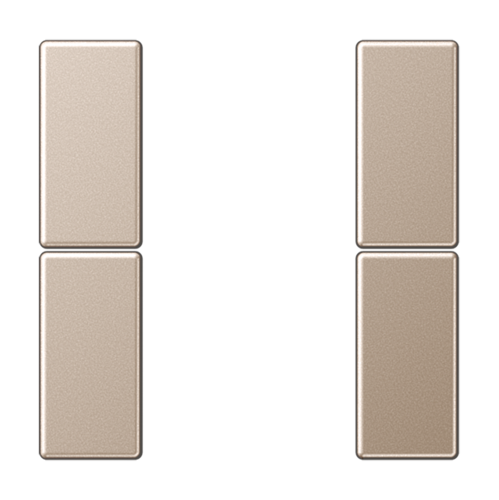 JUNG Шампань Комплект накладок 2гр, A502TSACH