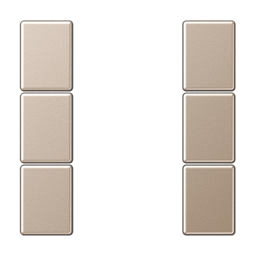 JUNG Шампань Комплект накладок 3гр, A503TSACH