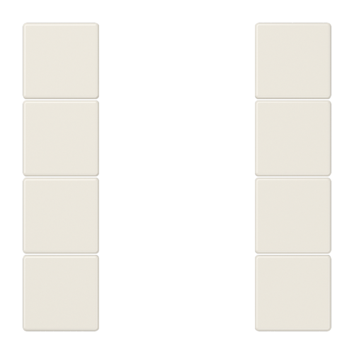 JUNG Слоновая кость Комплект накладок 4гр, LS504TSA