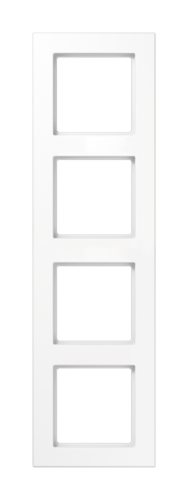 JUNG Белая Рамка 4-ая; термопласт, AC584BFWW