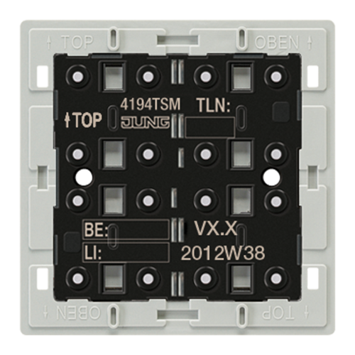JUNG KNX Кнопочный модуль универсальный 4гр, 4194TSM