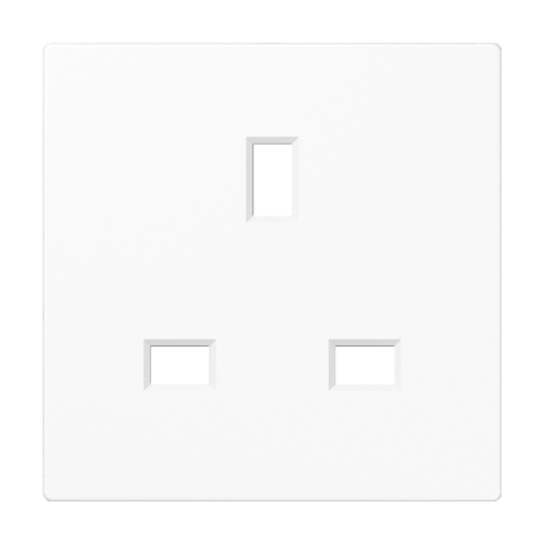JUNG Белая Накладка розетки БС 2п+Е, A3521WWPL