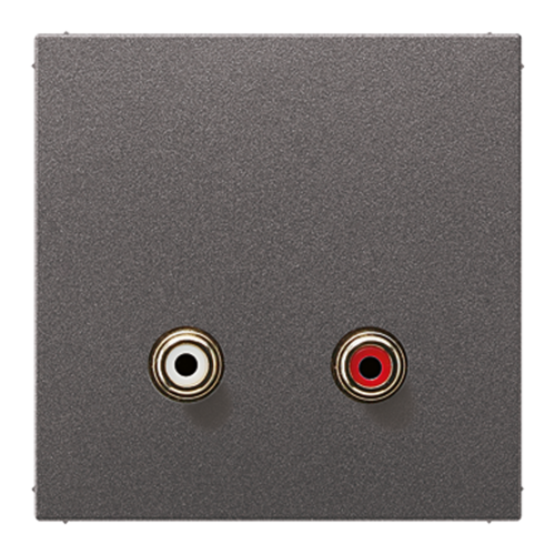 JUNG Накладка для розетки 2x Cinch Audio (RCA), MAAL1021AN