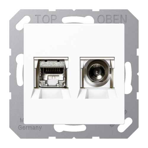 JUNG Smart TV Розетка, MMDA4521WW