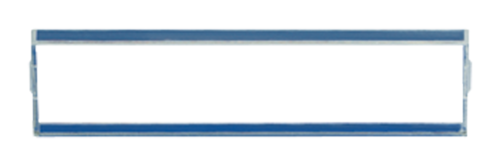 JUNG Мех Накладка из оргстекла для изделий с шильдиком, прозрачная, 17x54мм, A81NA