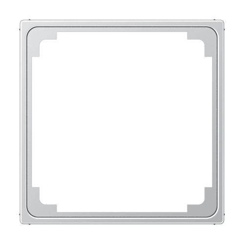 JUNG A 500 Алюминий Рамка промежуточная для монтажа изделий с крышкой 50х50, A590ZAL