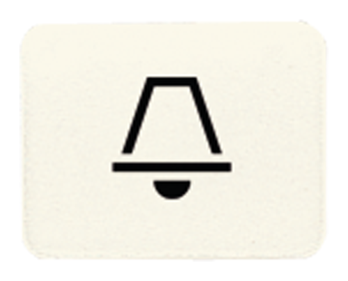 JUNG CD 500/CD plus Бежевая Линза с символом ЗВОНОК для клавиши с окошком, 33K