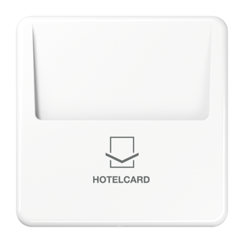 JUNG CD 500/CD plus Белая Накладка карточного выключателя, CD590CARDWW