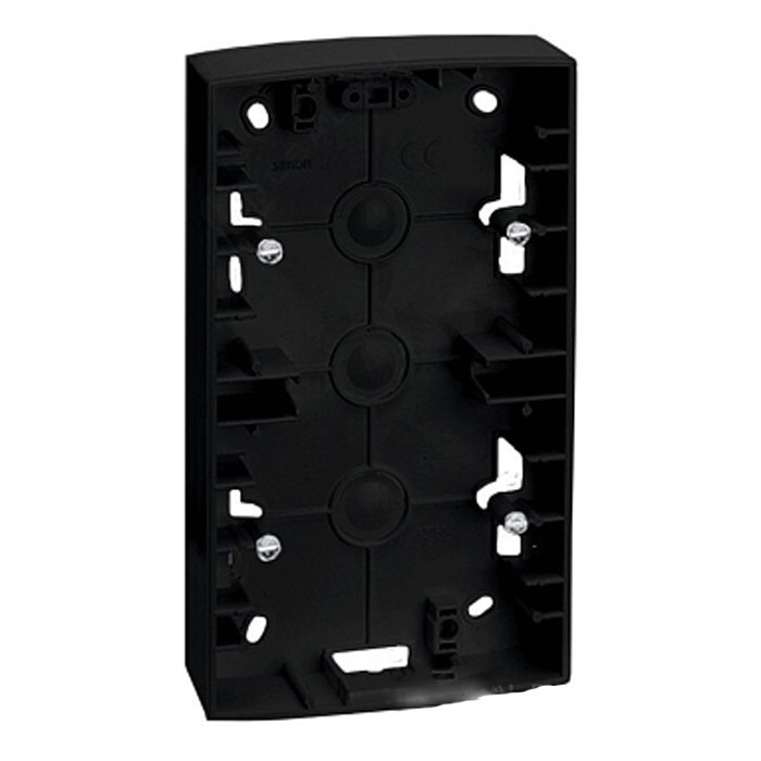 Коробка для наружного монтажа Simon 82, графит, 82761-38