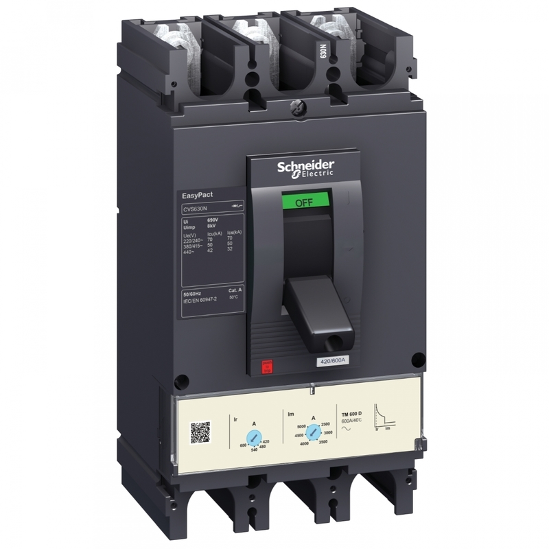 Силовой автомат Schneider Electric EasyPact CVS 400, MA, 36кА, 3P, 320А, LV540550