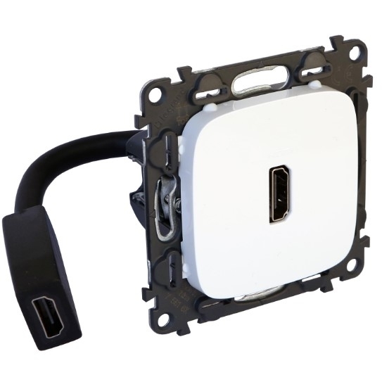 Розетка HDMI Legrand VALENA ALLURE, белый, 755165